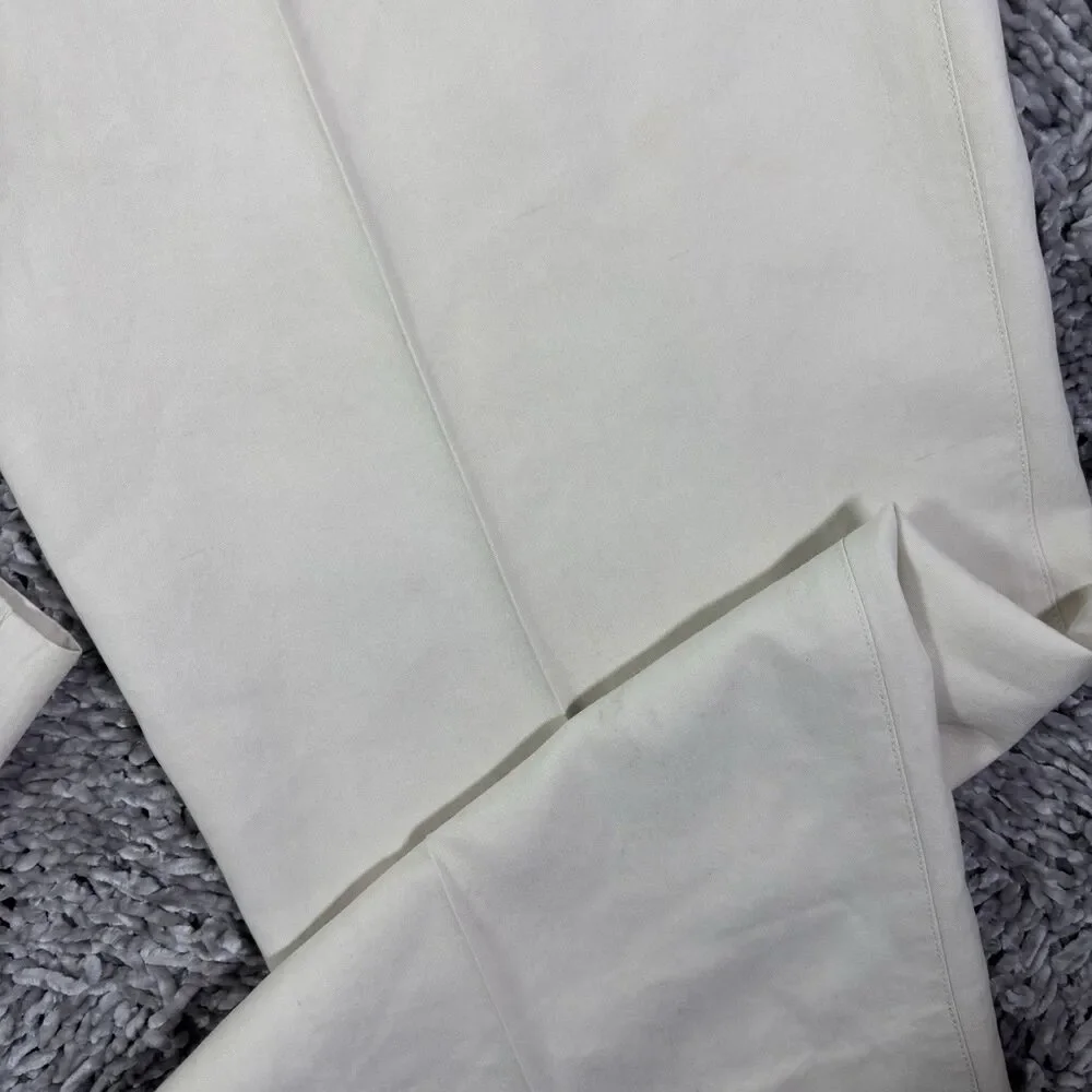 Tommy Bahama Linen Silk Pants Mens 36 Beige Pleated Preppy Designer Beach Summer